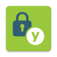 Logo of the Yubico Authenticator android application